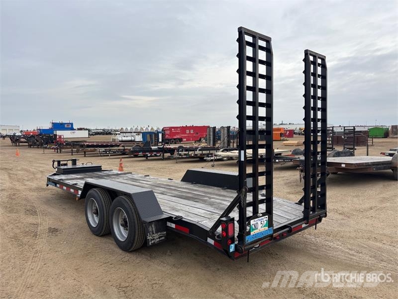 J & Trailers 21 ft T/A Equipment Trailer Vehicle transport trailers