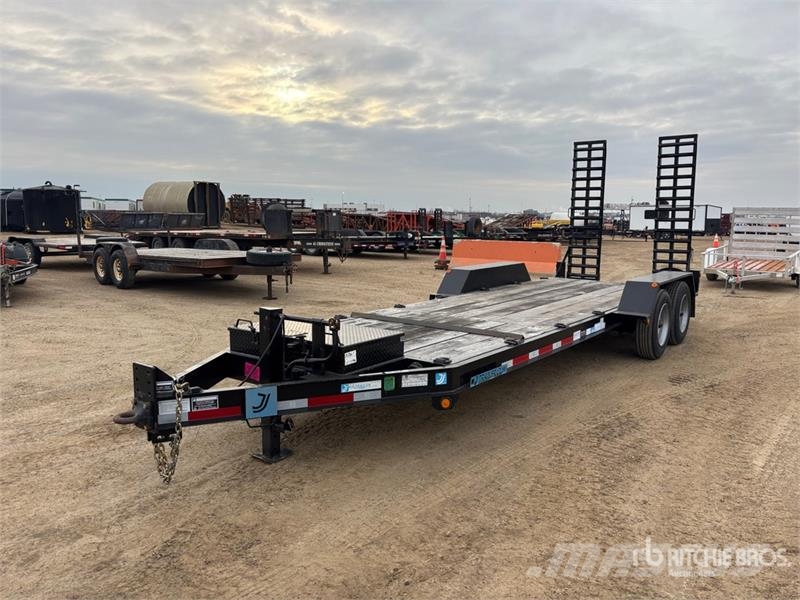 J & Trailers 21 ft T/A Equipment Trailer Vehicle transport trailers