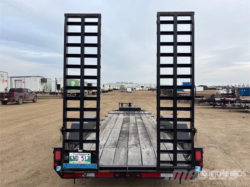 J & Trailers 21 ft T/A Equipment Trailer Vehicle transport trailers