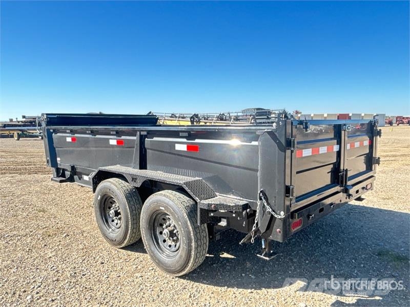 JB Trailers 14 ft T/A Dump Utility Trailer Remorque benne