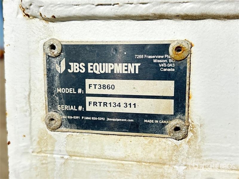 JBS FT3860 38 ft Tri/A End Dump Silage Trailer Kombivagnar