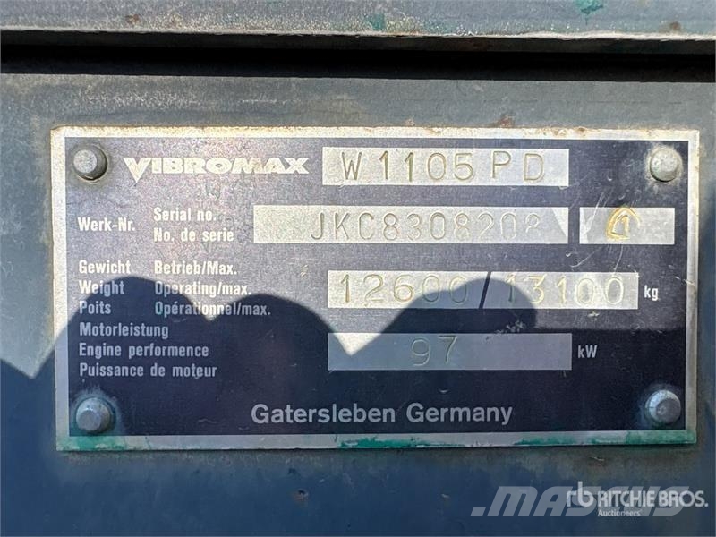 JCB 1105 Padfoot Drum Compactor Walzenzüge