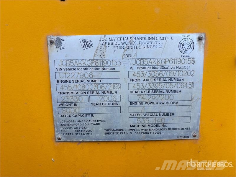 JCB 535-140 Teleskoplader