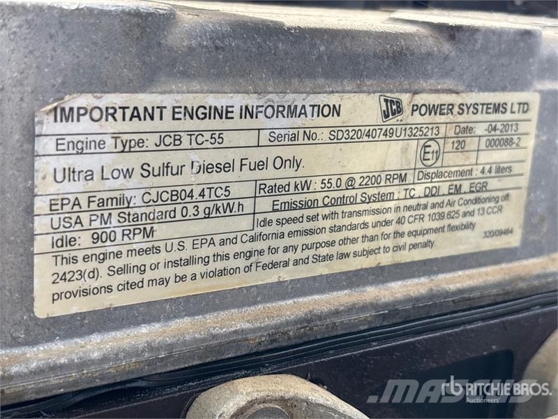 JCB TC 55 Engine Двигатели