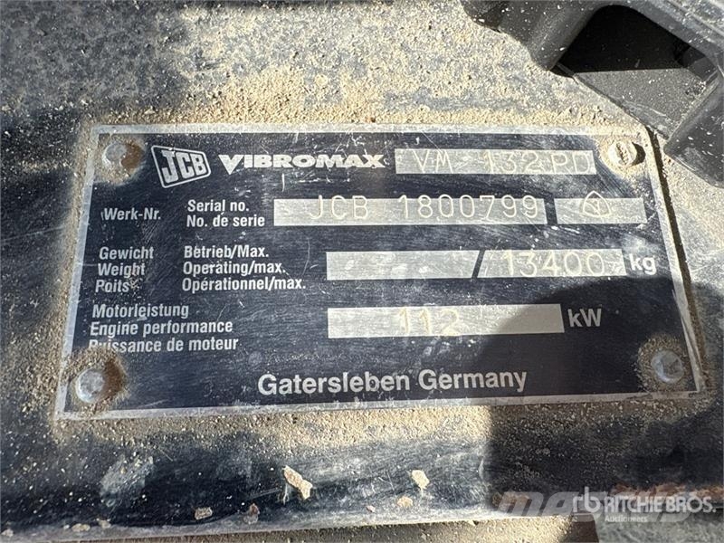 JCB VM132PD Padfoot Drum Compactor (Inoperable) Walzenzüge