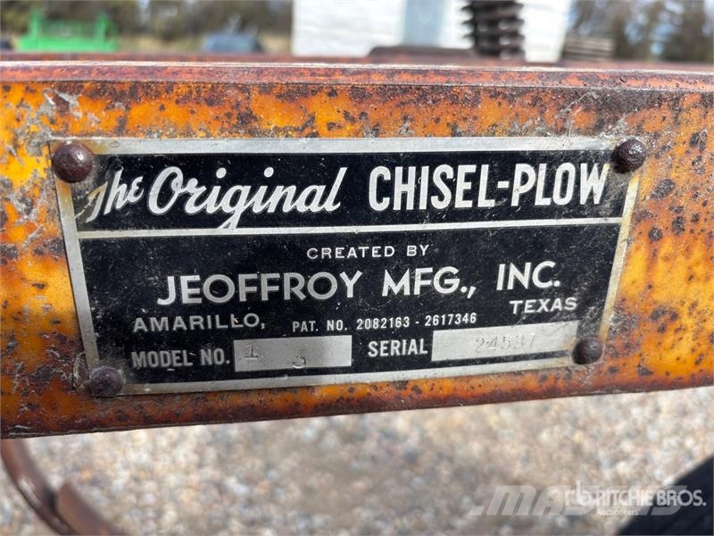 Jeoffroy 13 15 ft Chisel Plow Aratri di perforazione