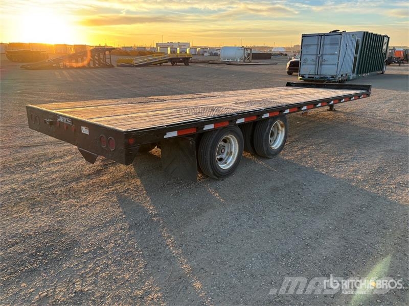 Jetco 24 ft T/A Flatbed Trailer Επίπεδες/πλευρικώς ανοιγόμενες ρυμούλκες