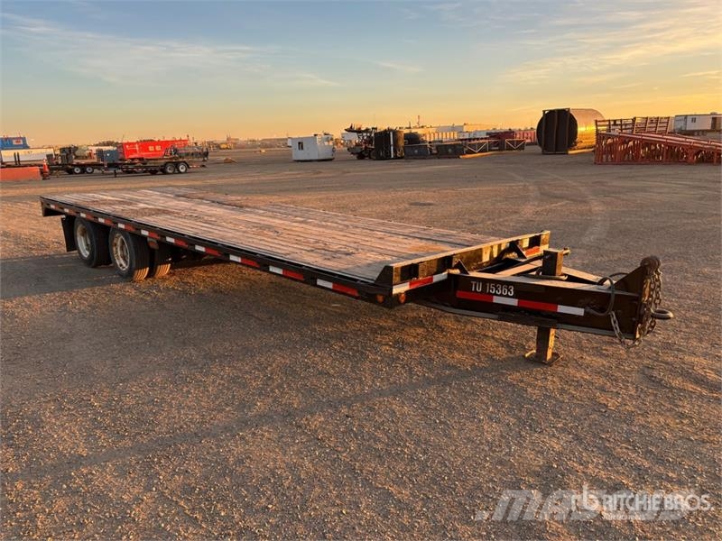 Jetco 24 ft T/A Flatbed Trailer Επίπεδες/πλευρικώς ανοιγόμενες ρυμούλκες