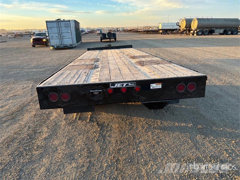 Jetco 24 ft T/A Flatbed Trailer Επίπεδες/πλευρικώς ανοιγόμενες ρυμούλκες