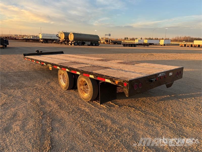 Jetco 24 ft T/A Flatbed Trailer Επίπεδες/πλευρικώς ανοιγόμενες ρυμούλκες