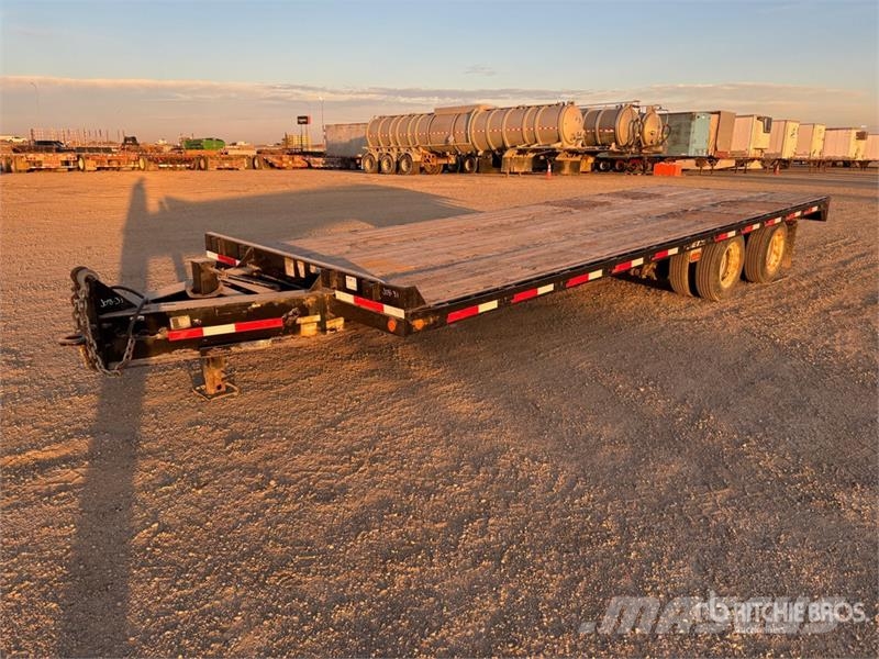 Jetco 24 ft T/A Flatbed Trailer Επίπεδες/πλευρικώς ανοιγόμενες ρυμούλκες