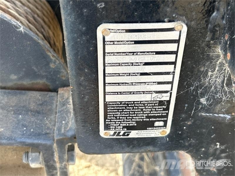 JLG 1001099351 120 in Telehandler Jib مكونات أخرى