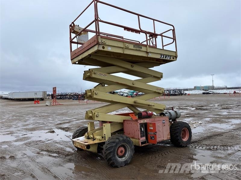 JLG 33 RTS 4x4 Dual Fuel Scissor Lift رافعات مقصية الشكل