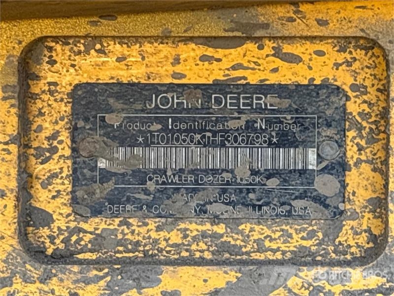 John Deere 1050K Crawler Dozer Buldozer sobre oruga