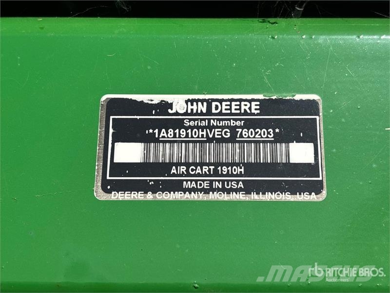 John Deere 1830 61 ft Air Drill Sējmašīnas