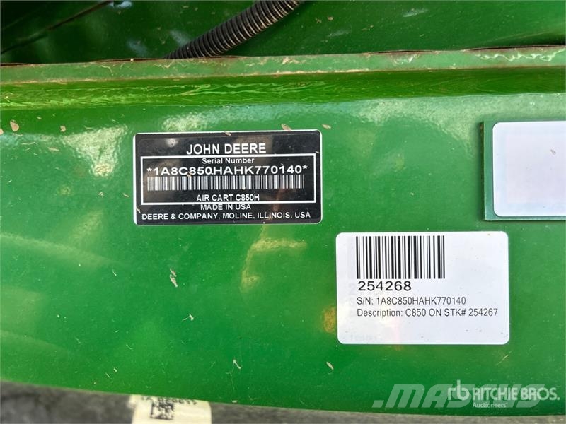 John Deere 1870 76 ft Air Seeder Mibzerler