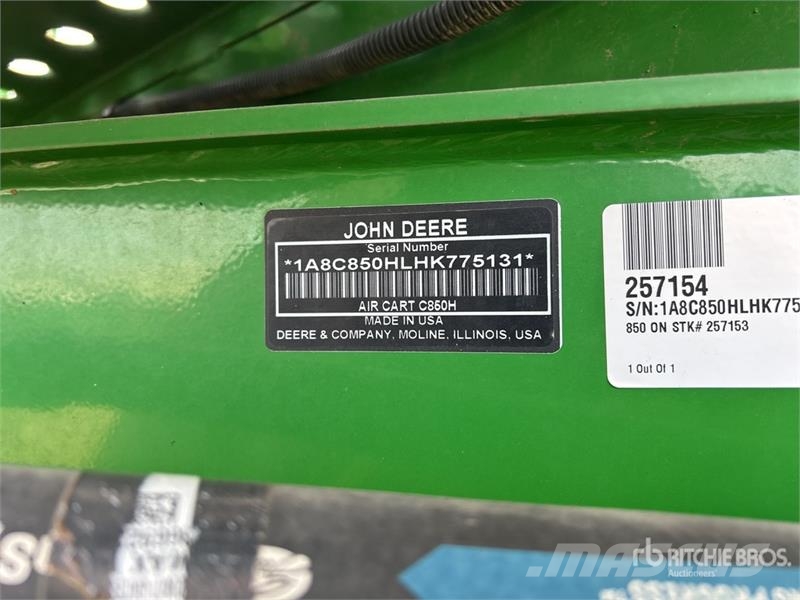 John Deere 1870 76 ft Air Seeder Semeadoras