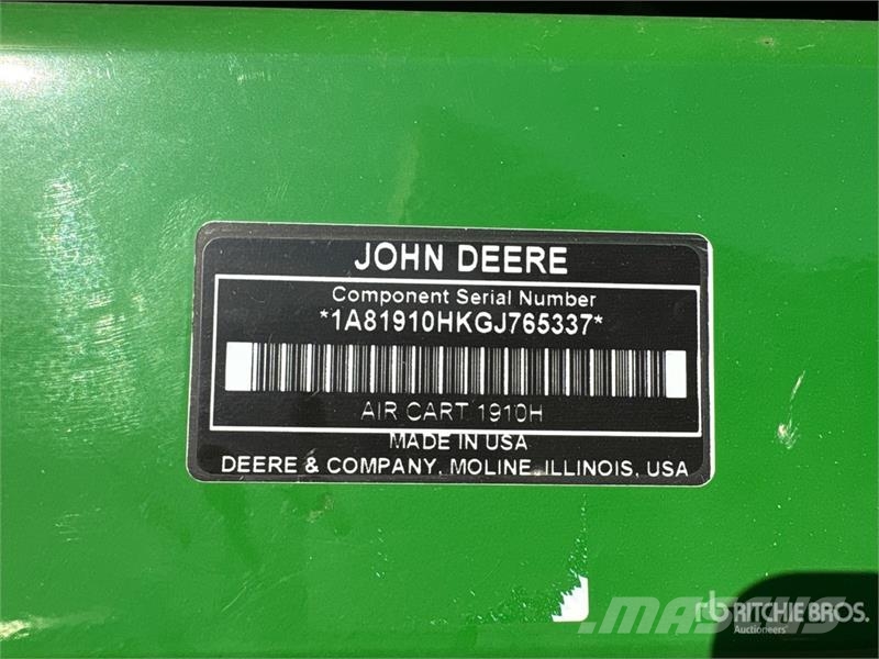 John Deere 1870X Conserva Pack 56 ft Air Drill ドリル