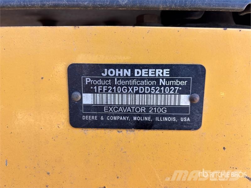 John Deere 210G Crawler excavators