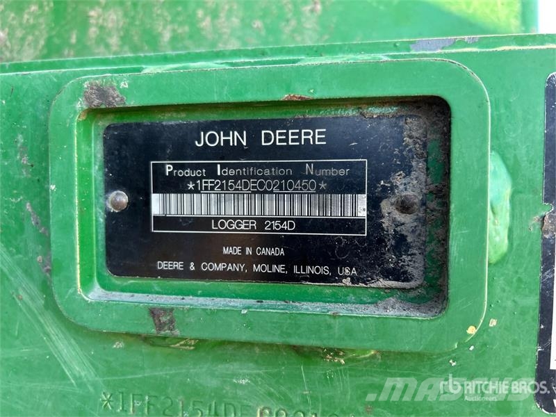 John Deere 2154D Wood splitters and cutters