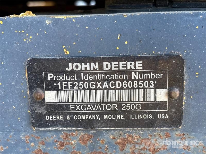 John Deere 250G LC Gravemaskiner på larvebånd