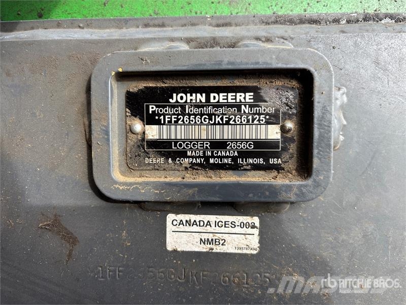 John Deere 2656G LC Short Wood Log Loader Átrakógépek