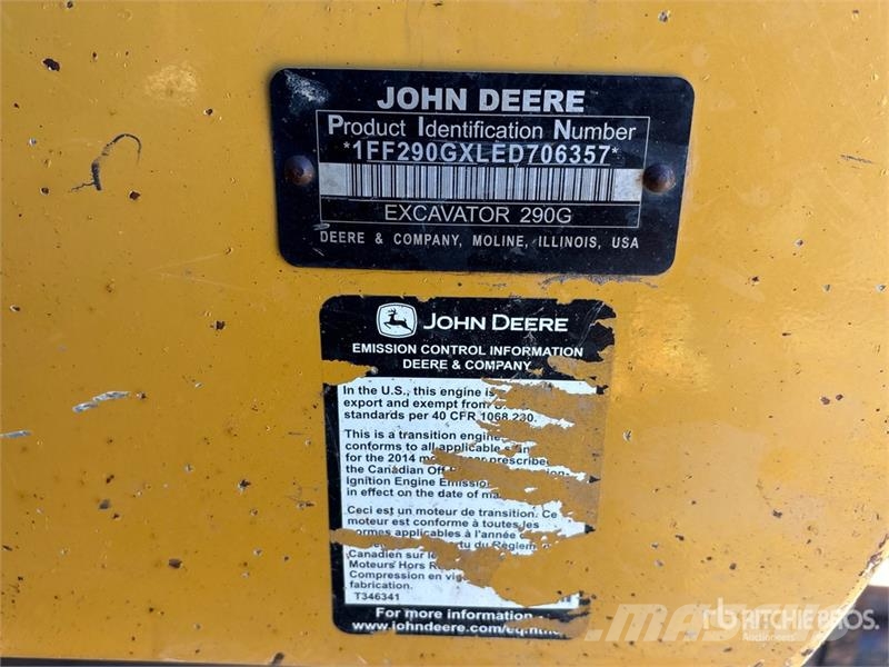 John Deere 290G LC Tracked Excavator Гусеничні екскаватори