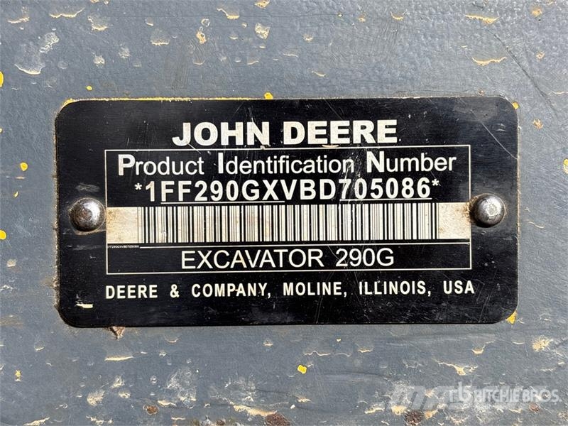 John Deere 290GLC Tracked Excavator Gravemaskiner på larvebånd