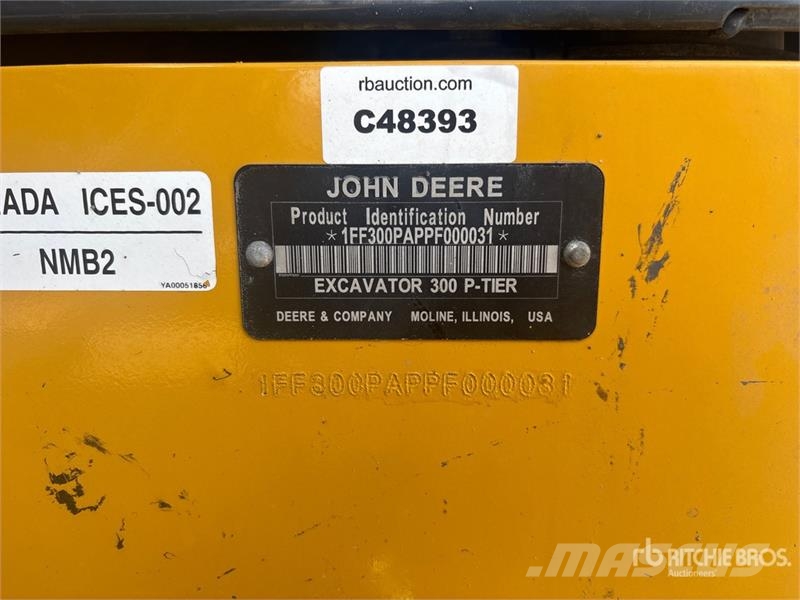 John Deere 300 P-Tier Beltegraver