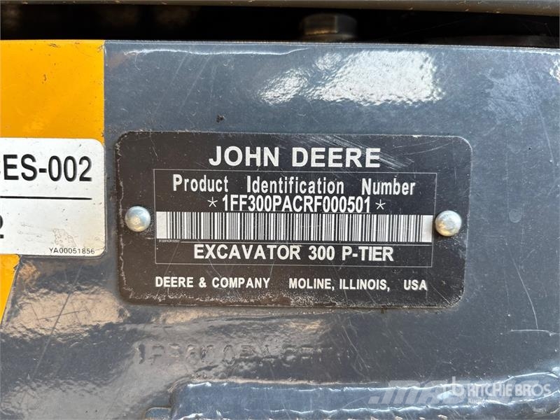 John Deere 300P Tracked Excavator Beltegraver