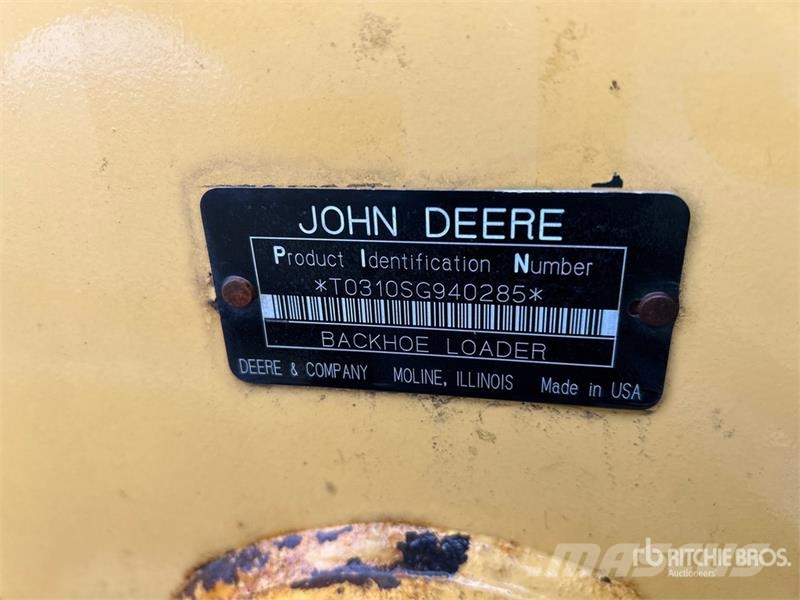 John Deere 310SG Backhoe
