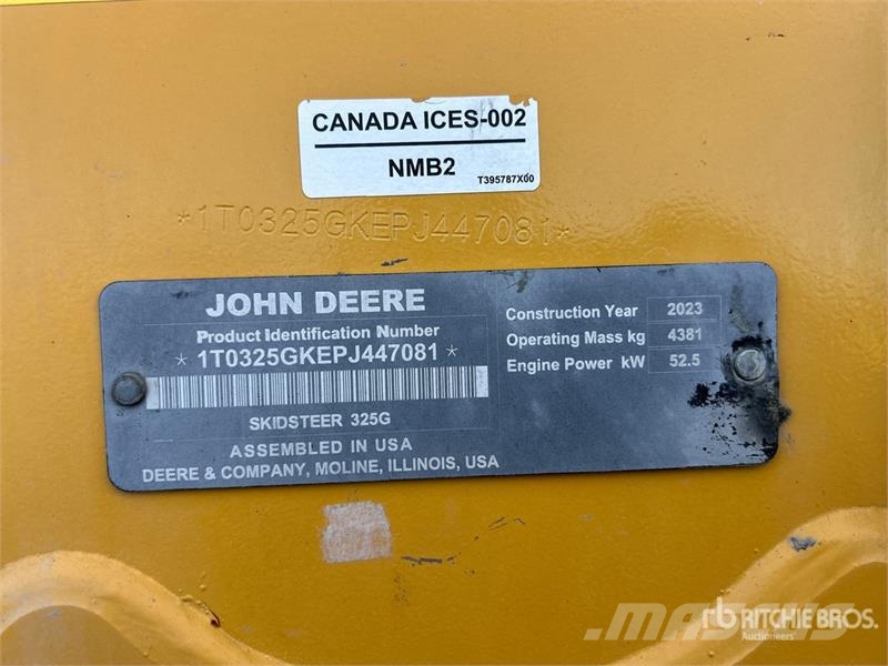 John Deere 325G Chargeuse compacte