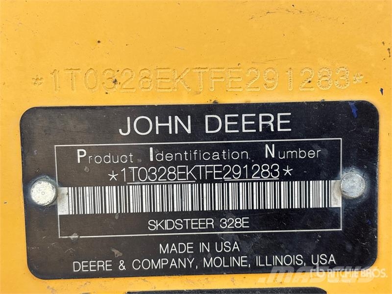 John Deere 328E Skid Steer Loader Kompaktlader