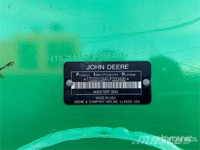 John Deere 331G Lietoti riteņu kompaktiekrāvēji