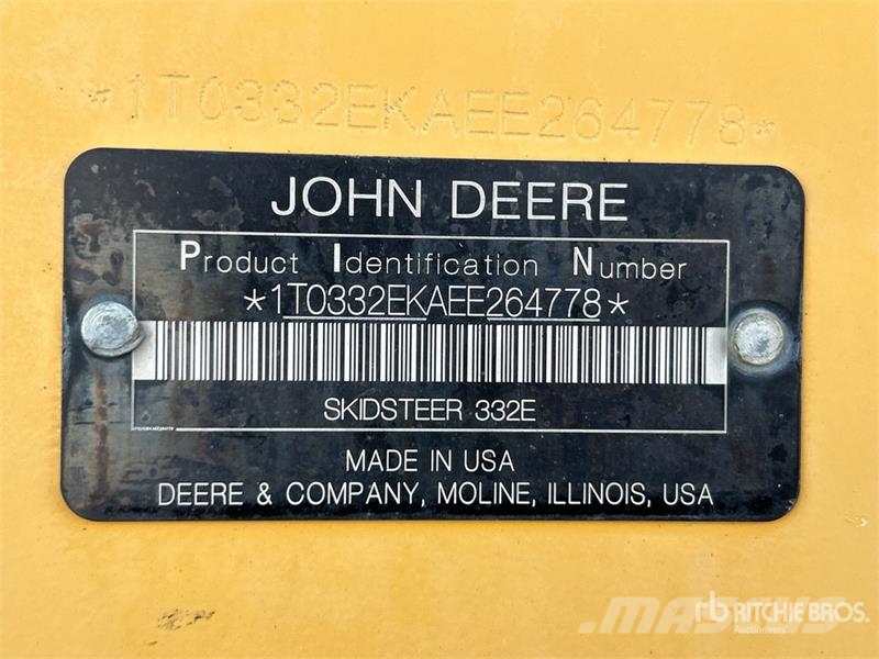 John Deere 332E Міні-навантажувачі