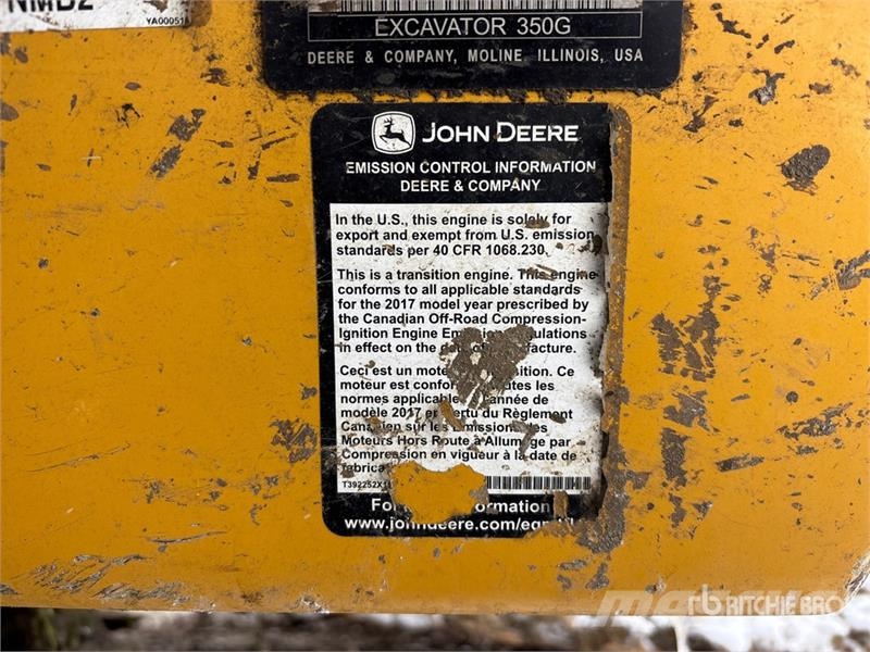 John Deere 350GLC Tracked Excavator Bageri guseničari