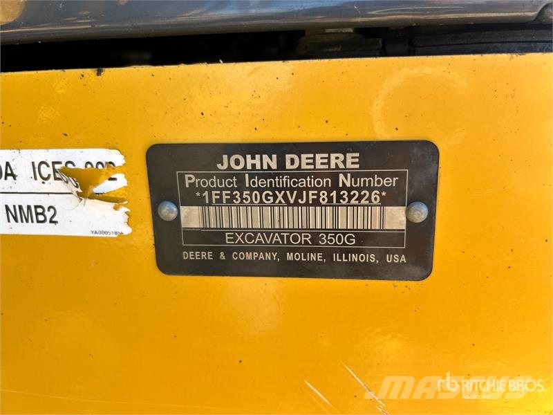 John Deere 350GLC Tracked Excavator حفارات زحافة