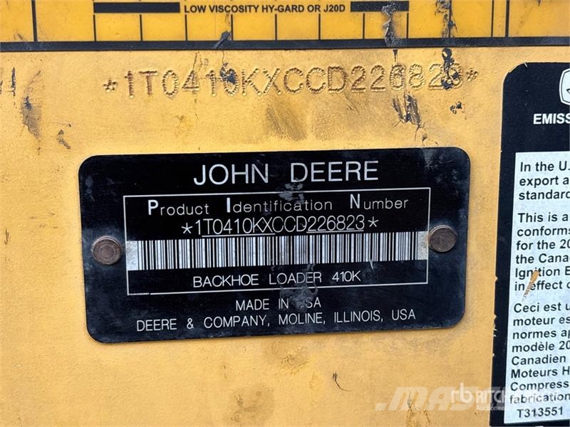 John Deere 410K Kazıcı yükleyiciler - beko loder