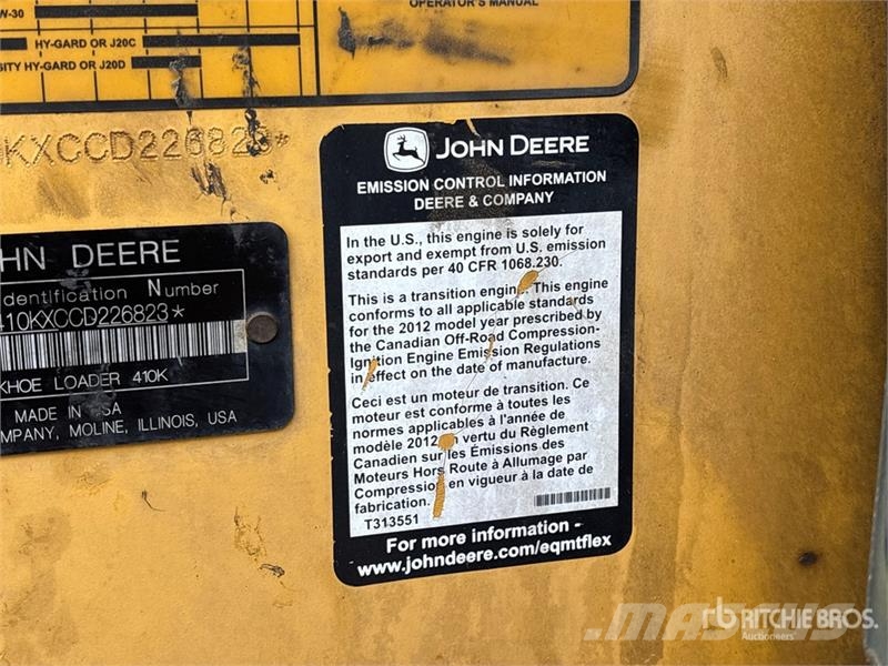 John Deere 410K Kazıcı yükleyiciler - beko loder