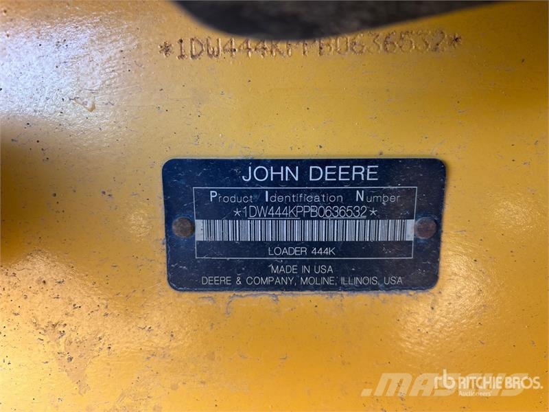 John Deere 444K Wheel Loader Rataslaadurid