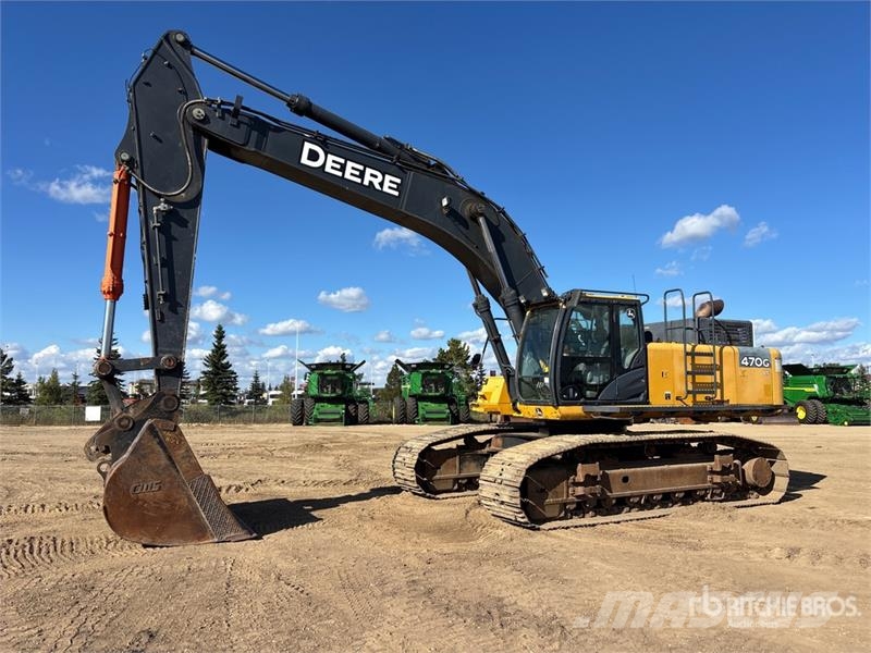 John Deere 470G LC VG Tracked Excavator Beltegraver