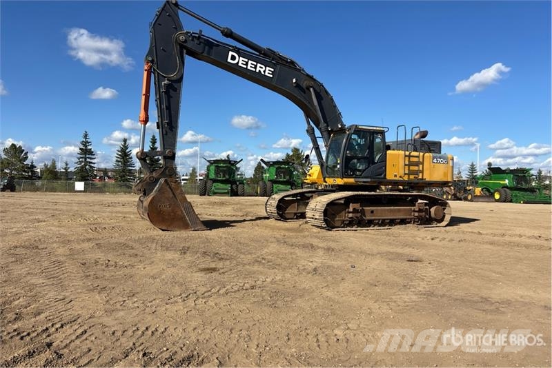John Deere 470G LC VG Tracked Excavator Beltegraver