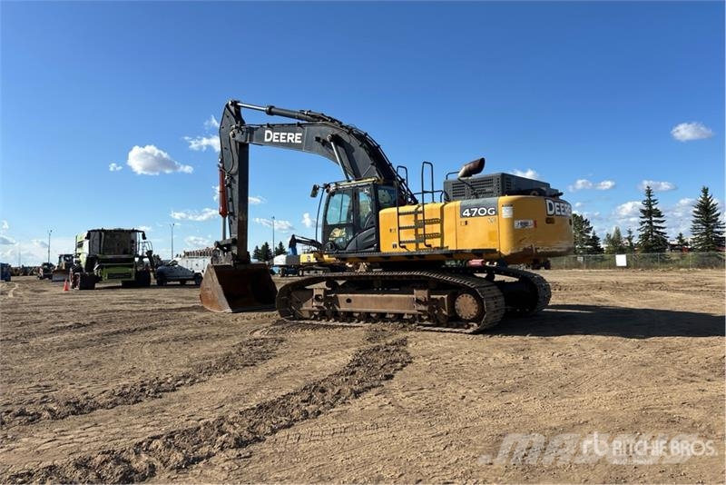 John Deere 470G LC VG Tracked Excavator Beltegraver