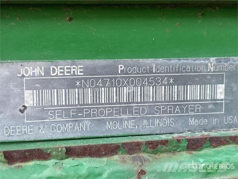 John Deere 4710 自走式噴霧機