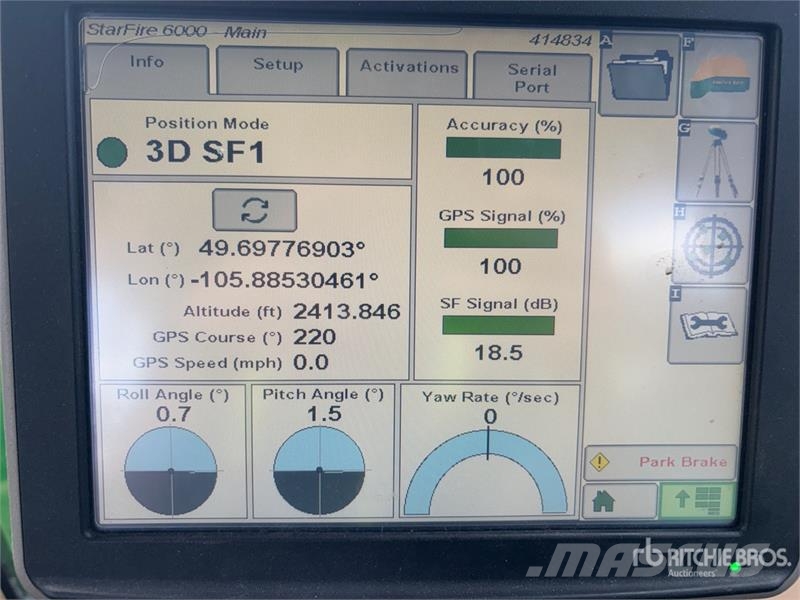 John Deere 4830 Savaeigiai purkštuvai