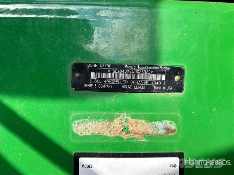 John Deere 4940 自走式噴霧機