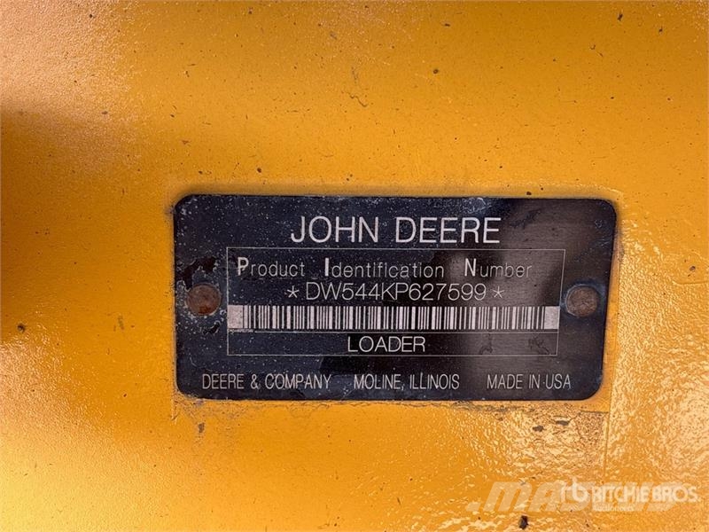 John Deere 544 K Wheel Loader Naudoti ratiniai krautuvai