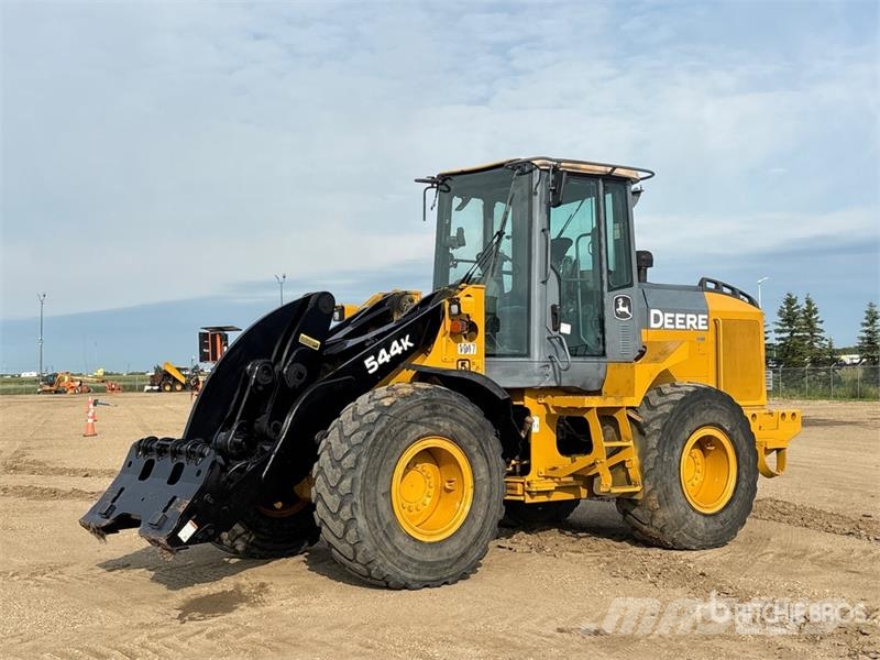 John Deere 544 K Wheel Loader Naudoti ratiniai krautuvai