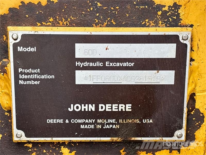 John Deere 60D Міні-екскаватори < 7т