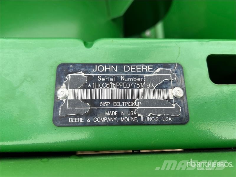 John Deere 615P 15 ft Draper Combine Pickup Header Glave hederi za kombajne